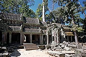 Ta Prohm temple - the imposing eastern gopura of the fourth enclosure